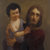 Jesus and a boy